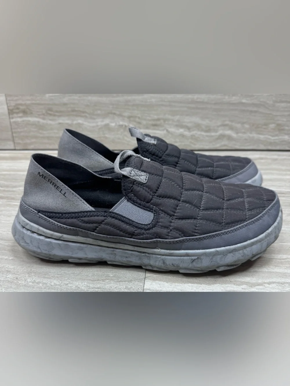 Merrell Hut 2.0 Quilted Ulta Light Slip On Comfort Shoes Mens Size 9